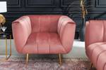 Sessel NOBLESSE Pink - Textil - 106 x 80 x 90 cm