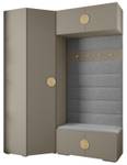 Garderobe Inova 4 Z21 Gold - Grau - Gold