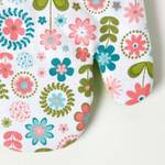 Ofenhandschuh Retro Blumen