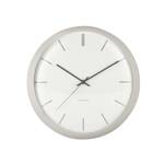 Horloge murale Nirvana Globe Fer - Blanc