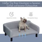 Hundesofa D04-149 Grau - Textil - 54 x 36 x 82 cm