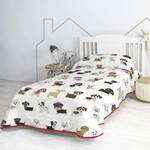 Dogs Couvre-lit 180x260 cm Textile - 4 x 180 x 260 cm