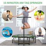 Fitness-Trampolin A71-007V01GN Metall - 122 x 138 x 122 cm