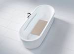 Gummimatte für Duschwanne oder Badewanne Beige - Kunststoff - 70 x 1 x 40 cm