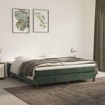 Cadre de lit 3016030-5 Vert foncé - 160 x 25 cm