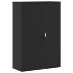 Aktenschrank 299865-2 Schwarz - Höhe: 140 cm