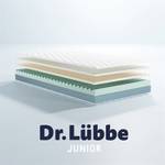 Matratze Dr. Lübbe Junior Weiß - Naturfaser - 90 x 14 x 200 cm