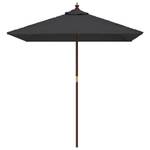 Parasol de jardin 3028554 Noir