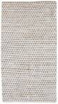 Handgefertigter Teppich Ewige Wüste Beige - Weiß - Textil - 160 x 230 x 1 cm