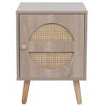 Nachttisch M35 Braun - Holzwerkstoff - Holzart/Dekor - Holz teilmassiv - 40 x 56 x 40 cm