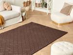 Tapis à poil long GHARO Marron - 160 x 230 cm