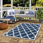 Outdoor Teppich Cape Cod  Fliesenoptik Blau - 120 x 160 cm