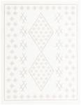 Tapis St. Gallen Folklore Blanc - 240 x 305 cm