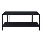 Table basse Kumlinge Noir - 110 x 47 x 55 cm