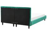 Lit double FITOU Vert foncé - Vert - Largeur : 150 cm