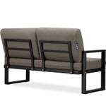 Gartensofa FRENA 2-Personen Beige - Schwarz