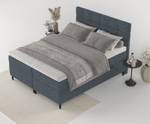 Boxspringbett Urbaneo Bonellfederkern Blau - Breite: 200 cm