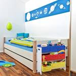 Kinderregal mit Boxen Blau - Rot - Gelb - Holzwerkstoff - Metall - Kunststoff - 64 x 62 x 28 cm