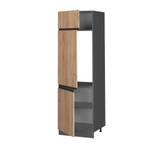 Armoire pour frigo R-Line 39749 Anthracite - Marron