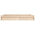 Bettrahmen 3013835-1 Braun - Holz - Breite: 126 cm