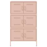 Highboard DE6194 Pink - Metall - 39 x 113 x 68 cm