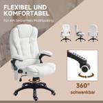 Büro Massagestuhl 921-171V93WT Glas Weiß