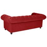 Orleans Sofa 2,5-Sitzer Rot - Textil - Holz teilmassiv - 216 x 77 x 100 cm