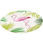 Rund Teppich Faro Flamingo Tropical