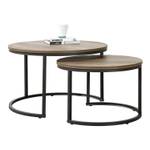 Set de 2 tables basses Christchurch 74 x 47 x 74 cm