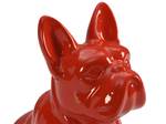 Statue DOGGO Rouge - Fibres naturelles - 16 x 32 x 27 cm