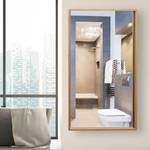 Armoire de salle de bain miroir bambou Marron - Bambou - 35 x 61 x 14 cm