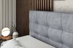 Boxspringbett BERO Grau - 160 x 110 cm - H4