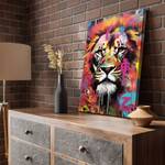 Leinwandbild Lion Brush 70 x 105 cm