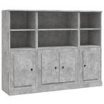 Highboard 3er Set DE5426 Steingrau