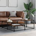 Couchtisch D576 Eiche Schwarzbraun Dekor - 107 x 107 cm