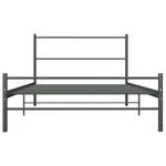 Bettgestell 286493 Grau - Metall - 97 x 84 x 205 cm