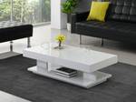 Table basse extensible ARAMIS Blanc - Bois manufacturé - 60 x 35 x 120 cm