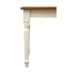 Table BASTIDE Imitation noyer - Blanc