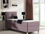 Einzelbett Boxspringbett Anter Mini Violett - Breite: 100 cm - Bettkasten links