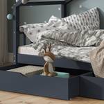 Lit enfant Design anthracite avec tiroir Anthracite