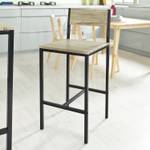 Lot de 2 Tabourets de Bar FST53x2 Bois