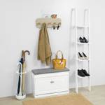 Wandgarderobe FHK16-MI Beige - Bambus - 55 x 19 x 3 cm