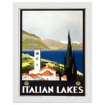 Poster Lakes Italian Bilderrahmen
