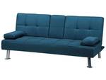 3-Sitzer Sofa ROXEN Blau - Silber