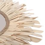 Miroir Lova Beige Beige - Fibres naturelles - 90 x 90 x 4 cm