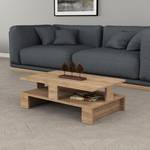 Couchtisch MANSU - Eiche Braun - Holzwerkstoff - 80 x 28 x 50 cm