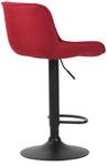 Tabouret de bar Lentini Rouge - Noir