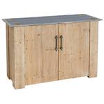 Sideboard L76 Braun - Metall - Holzart/Dekor - Holz teilmassiv - 120 x 80 x 48 cm