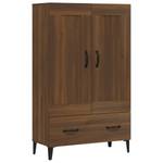 Highboard DE6892 Eiche Schwarzbraun Dekor