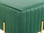 Tabouret DAYTON Vert foncé - Doré - Vert - 93 x 42 cm